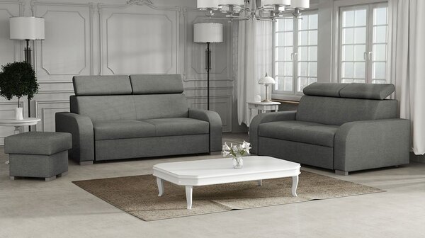 Set canapele 3 + 2 + Taburete Lobster (Gri). 1070006