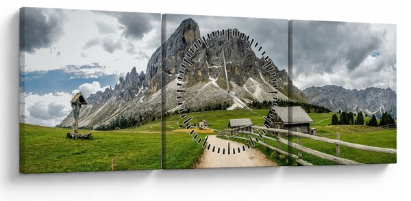 Tablou - În munții austrieci (cu ceas) (90x30 cm)