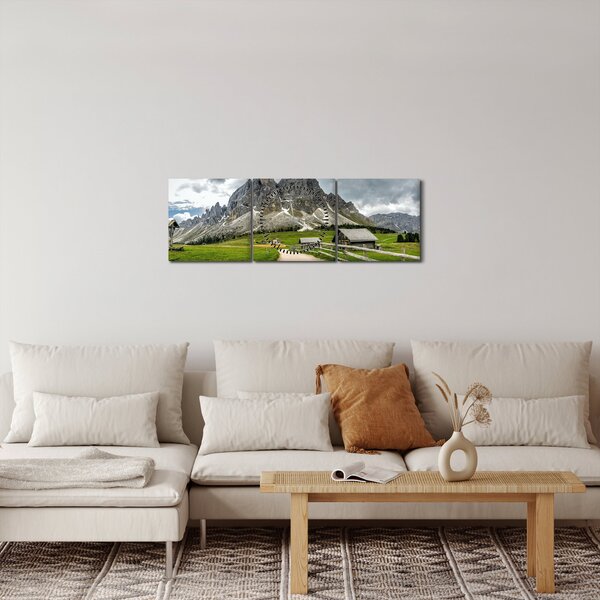 Tablou - În munții austrieci (cu ceas) (90x30 cm)