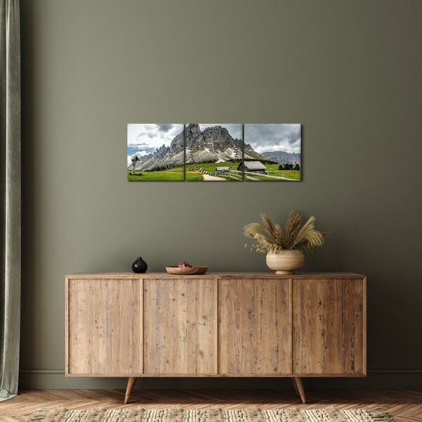 Tablou - În munții austrieci (cu ceas) (90x30 cm)