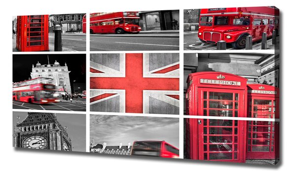 Tablou pe pânză colaj Londra