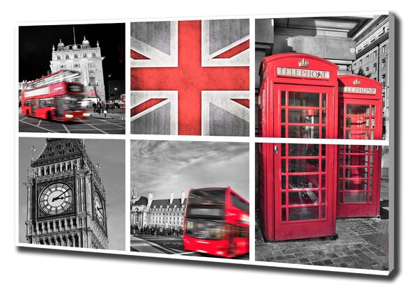Tablou pe pânză colaj Londra