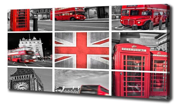 Tablou pe pânză colaj Londra