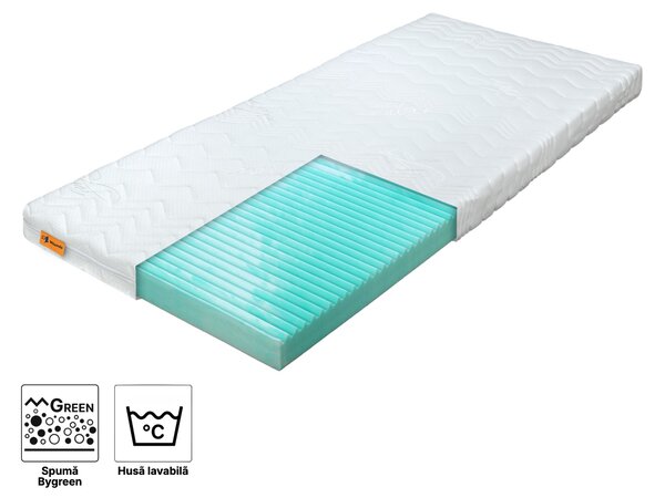 Saltea ecologică pentru copii Baby Green 120x60