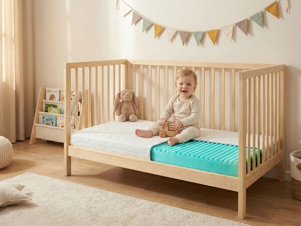 Saltea ecologică pentru copii Baby Green 120x60