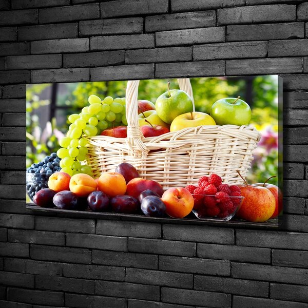 Imprimare tablou canvas cos de fructe