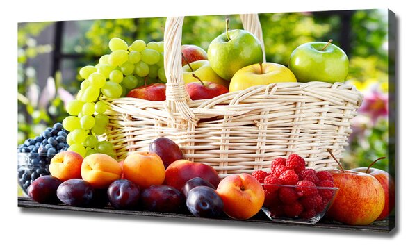 Imprimare tablou canvas cos de fructe