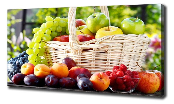 Imprimare tablou canvas cos de fructe