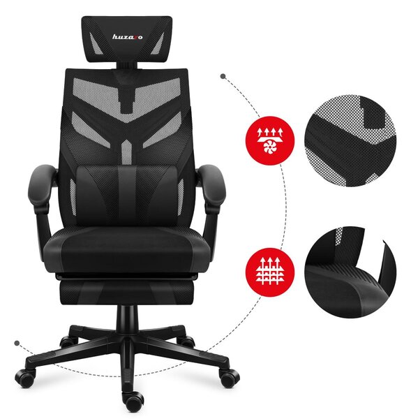 Fotoliu gaming Cruiser 5 (negru). 1087450