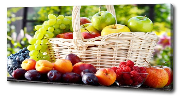 Imprimare tablou canvas cos de fructe