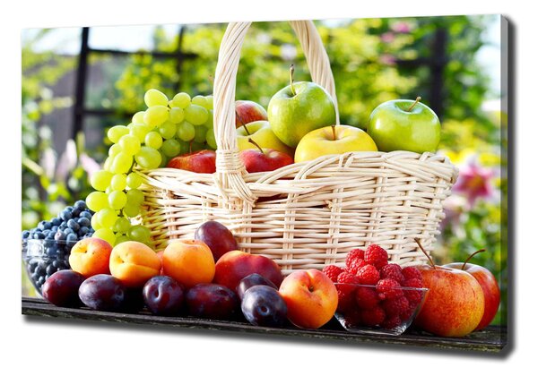 Imprimare tablou canvas cos de fructe