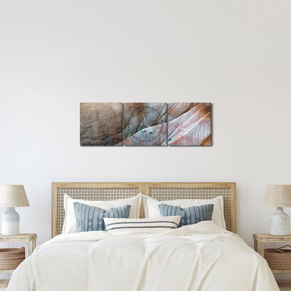 Tablou cu pietre, Brzce Canyon (cu ceas) (90x30 cm)