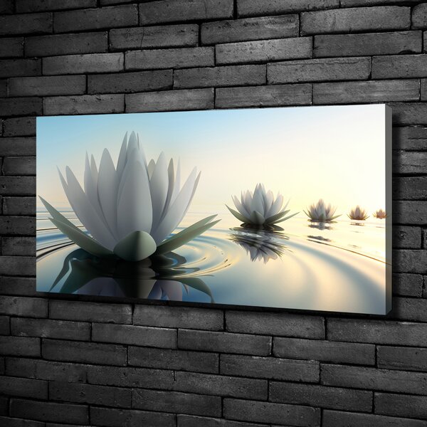 Tablou pe pânză canvas floare de lotus