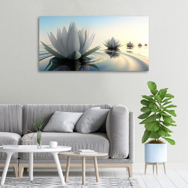 Tablou pe pânză canvas floare de lotus