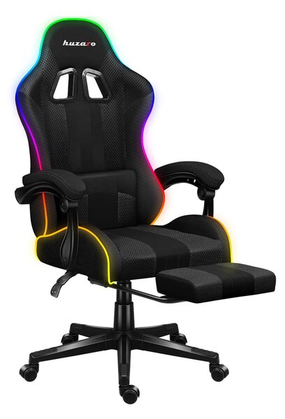 Fotoliu gaming Fusion 4.7 (negru + multicolor) (cu iluminat LED). 1087479