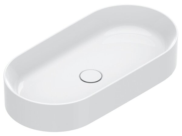 Catalano Zero lavoar 70x35 cm ovale de blat alb luciu 0122700001