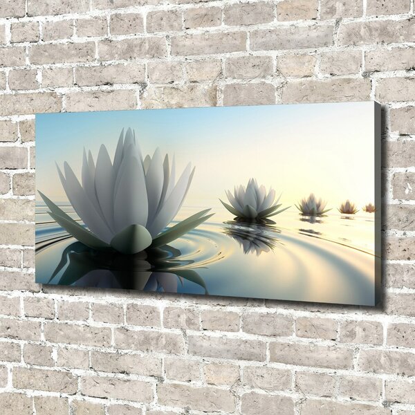 Tablou pe pânză canvas floare de lotus