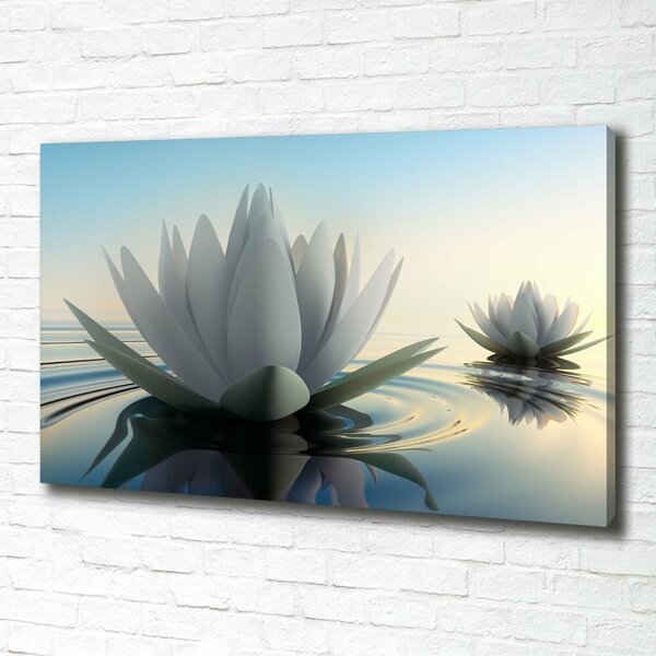 Tablou pe pânză canvas floare de lotus
