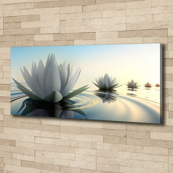 Tablou pe pânză canvas floare de lotus