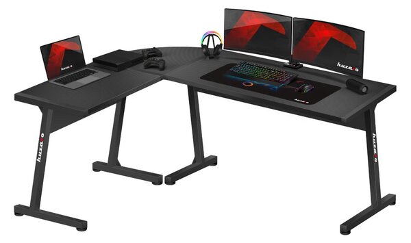 Masă PC de colț Hyperion 6.0 (negru). 1087513