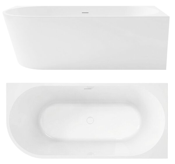 Rea Rea, Cadă de baie acrilică de colț SYDNEY BELLANTO DREAPTA 150cm, REA-W0251